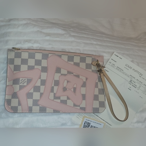 Louis Vuitton Neverfull Azur Tha Rose - Pouch only. - Picture 2 of 8